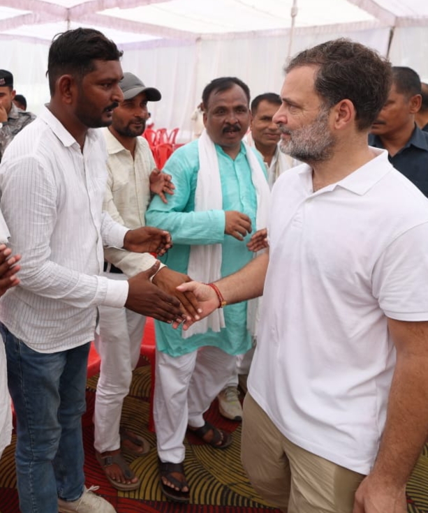 सलोन के युवा किसान ने राहुल गांधी से मुलाकात कर उठाई आलू किसानों की आवाज, बंद पड़ी कोल्ड स्टोरेज चालू कराने की मांग