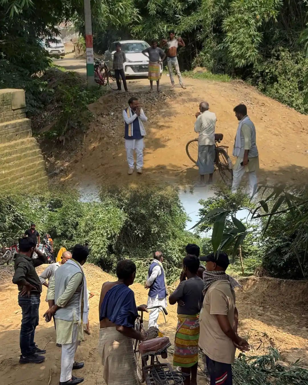 ऊंचाहार' मंत्री मनोज  पाण्डेय की  पहल  लाई रंग कल्याणी जब्बारीपुर  जर्जर मार्ग का कार्य शुरू