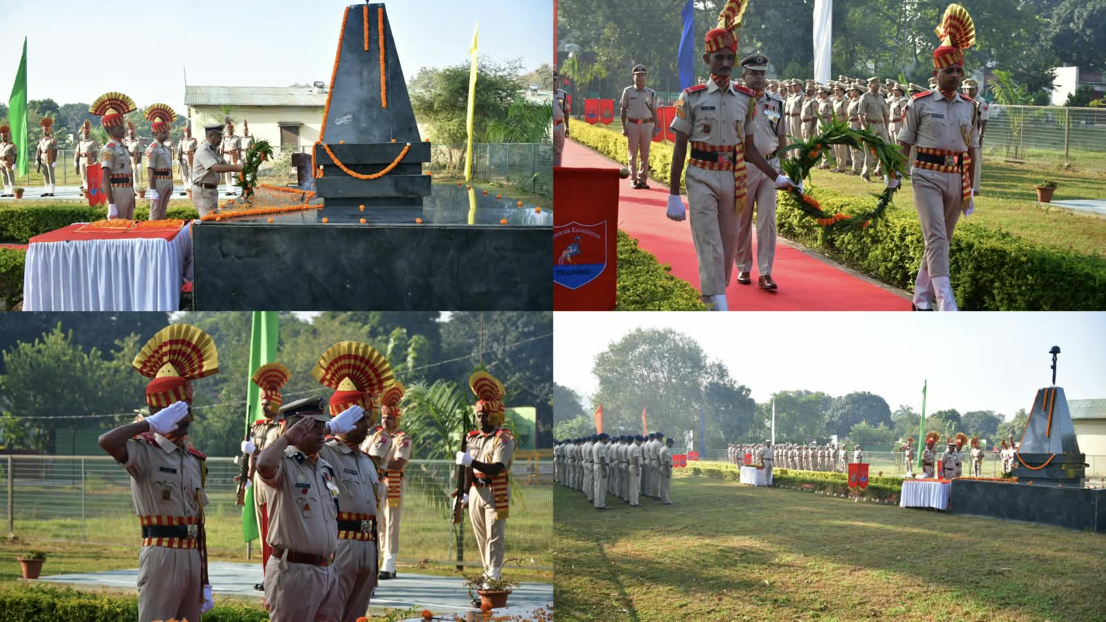 पुलिस स्मृति दिवस पर शहीद पुलिसकर्मियों को दी गई भावभीनी श्रद्धांजलि