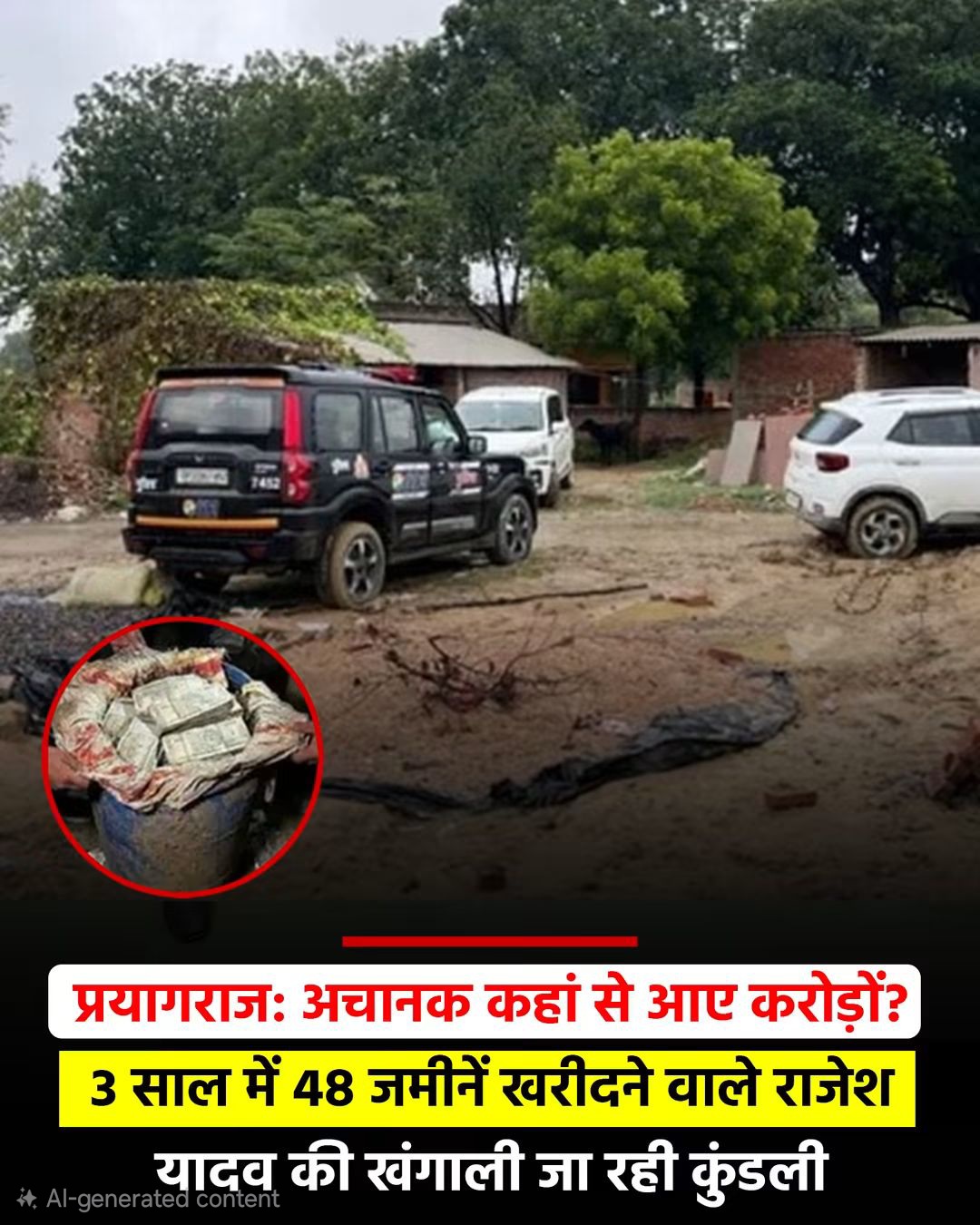 अचानक कहां से आए करोड़ों? 3 साल में 48 जमीनें खरीदने वाले राजेश यादव की खंगाली जा रही कुंडली